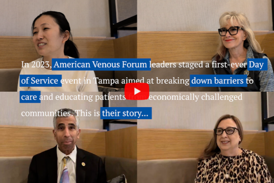 “An incredible jump in three years”: American Venous Forum outreach event goes from strength to strength